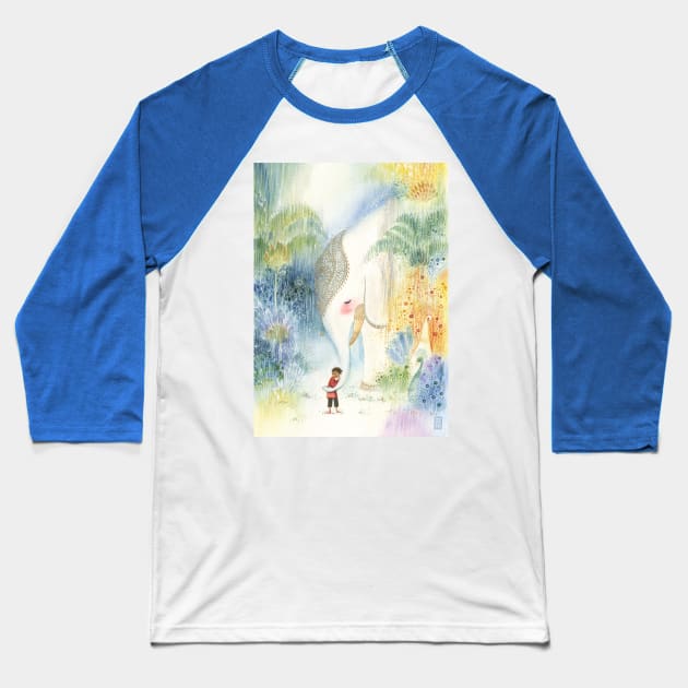 Monsoon Baseball T-Shirt by Alina Chau